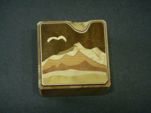 Paperweight, Retirement Gift, Colleague Gift, office Paperweight, Wood Inlay Handmade in USA