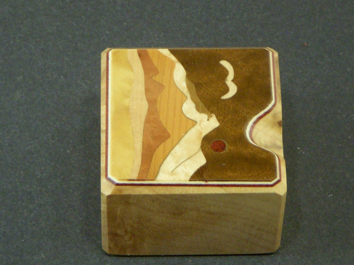 Paperweight, Retirement Gift, Colleague Gift, office Paperweight, Wood Inlay Handmade in USA