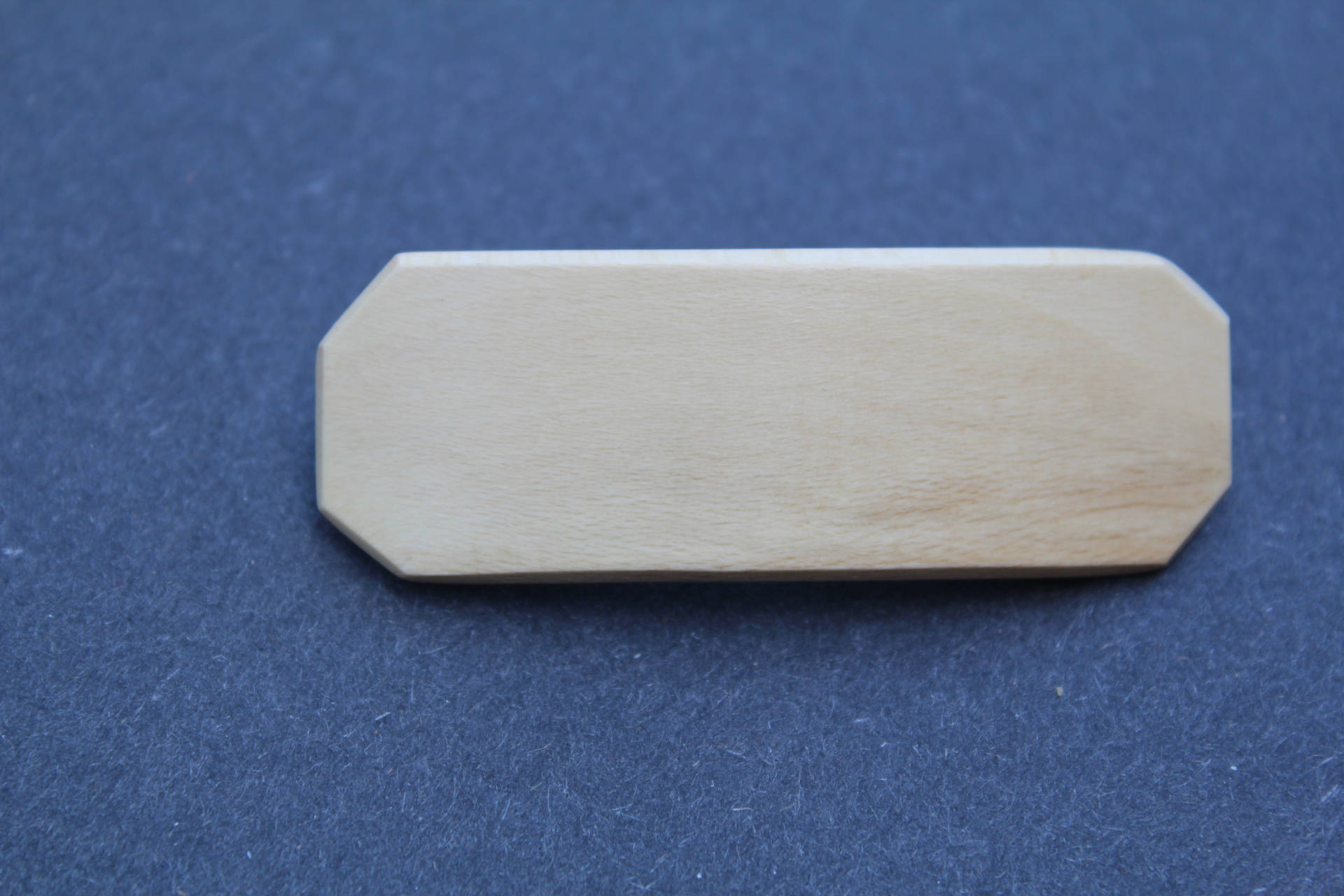 Maple Wood Hair Clip, White Barrette,  Ponytail Holder, Hair Barrette Slim Girl Toddler Small Birthday Anniversary Mother's gift Made in USA