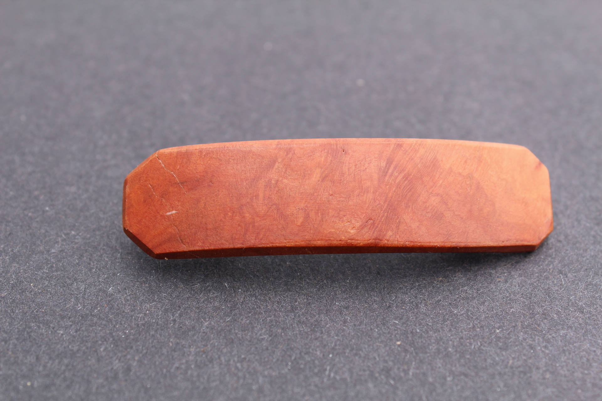 Wooden Hair Clip, Hair Barrette, Wood Baby Girl Toddler, Valentine's gift Birthday Anniversary Woman Blood Wood Made in USA