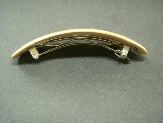 wooden Hair Clip, French Hair Barrette, Large Hair clip, Bun Holder Wood
