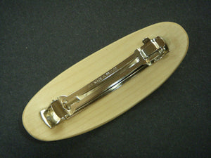Wooden Hair Clip Brown French Hair Barrette, Hair clip Barrette, Makore Wood