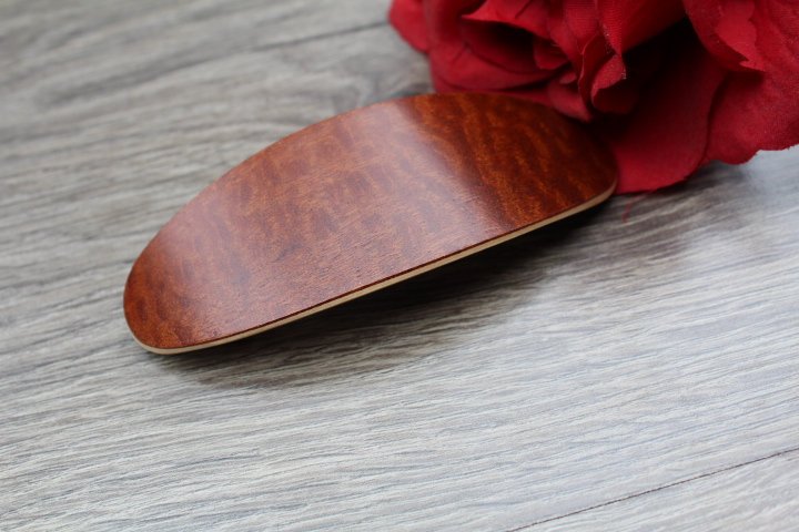 Wooden Hair Clip Brown French Hair Barrette, Hair clip Barrette, Makore Wood