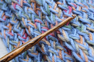 Size H Crochet hook, Bocote Wood Crochet hook, Handmade Crochet Hook