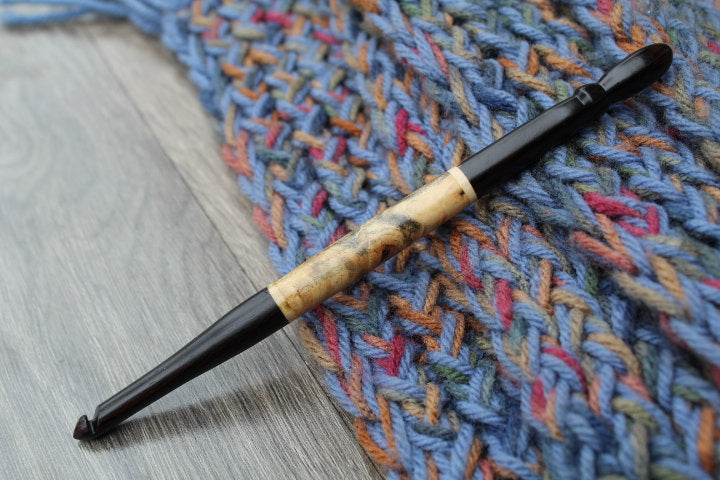 Size N Crochet hook, 3 Woods Crochet hook, Handmade Crochet Hook