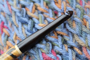 Size N Crochet hook, 3 Woods Crochet hook, Handmade Crochet Hook
