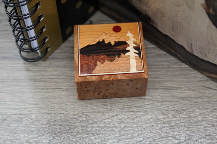 Office Paper weight, Corporate Gift Paperweight, Personalized Paper Weight, Wood Inlay, Handmade in USA 4