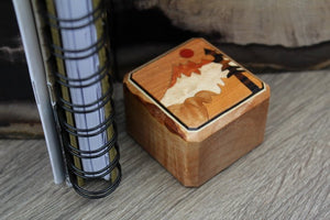 Office Paper weight, Corporate Gift Paperweight, Personalized Paper Weight, Wood Inlay, Handmade in USA 4