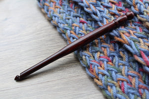 Size P-N-K-J-H Crochet Hook, Crochet hook set , Handmade set of Crochet hook, Brown **BUY ONE or SET**