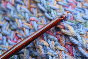 Size K Crochet hook, Cocobolo Wood Crochet hook, Handmade Crochet Hook