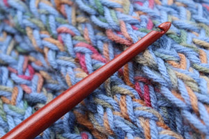 Wood crochet hook, Handmade Crochet hook, Size I Hand Turned wood Crochet Hook