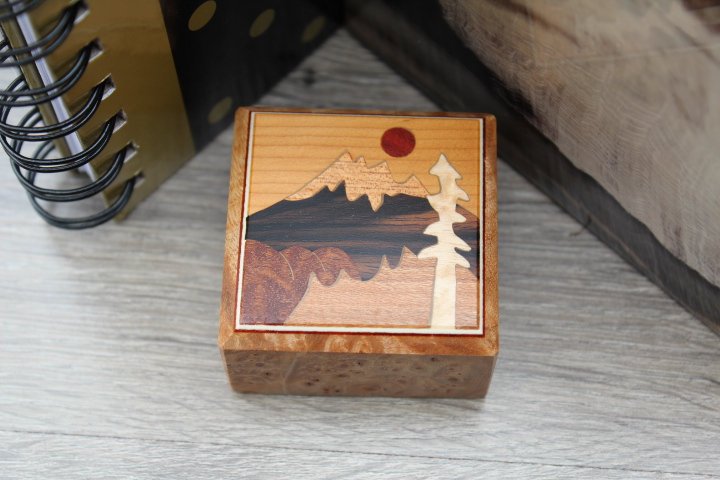 Office Paper weight, Corporate Gift Paperweight, Personalized Paper Weight, Wood Inlay, Handmade in USA 4