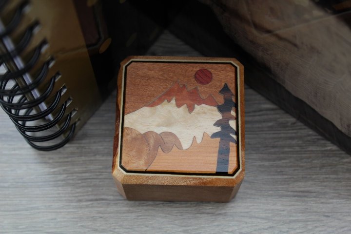 Office Paper weight, Corporate Gift Paperweight, Personalized Paper Weight, Wood Inlay, Handmade in USA 4