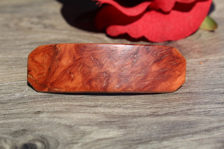 Manzanita Hair Barrette, Hair Clip, Hair Barrette, Wood barrette, French France Barrette Gift for mom Made in USA