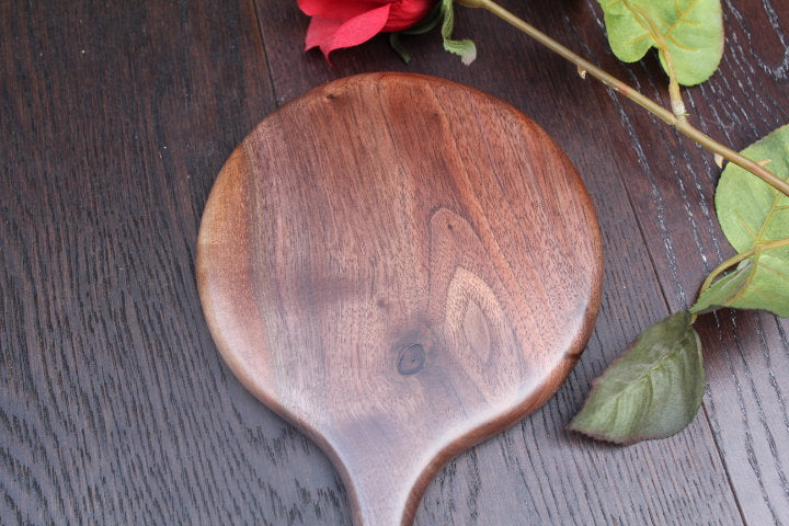 Walnut Mirror, Hand Mirror, Wall Mirror, Vanity Mirror, Bathroom Mirror, Wood Mirror Highly Figured Oregon Black Walnut Wood Made in USA