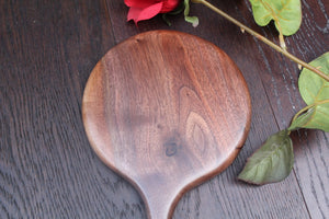 Walnut Mirror, Hand Mirror, Wall Mirror, Vanity Mirror, Bathroom Mirror, Wood Mirror Highly Figured Oregon Black Walnut Wood Made in USA