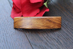 Wooden  Hair Barrette, Wood Hair Clip, French Clip Barrette, Small clip barrette Salvaged Wood Handmade in USA