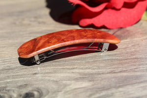 Manzanita Hair Barrette, Hair Clip, Hair Barrette, Wood barrette, French France Barrette Gift for mom Made in USA