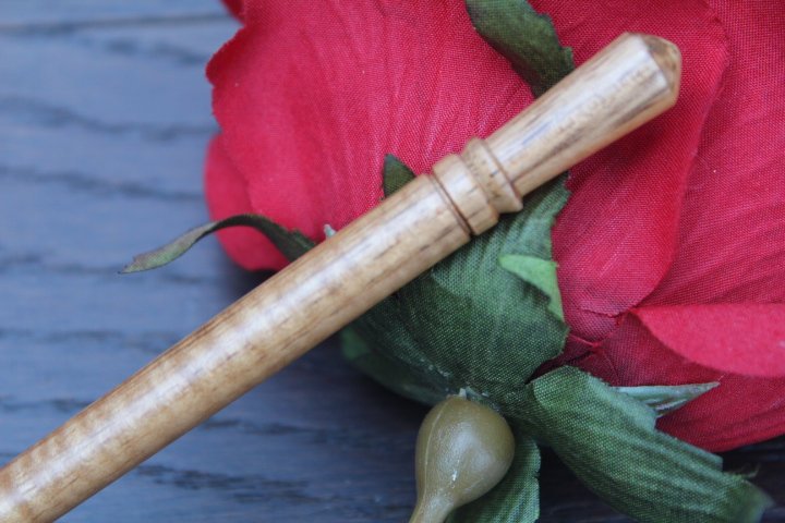 Koa Shawl Pin, Hair Stick, Hawaii Bun Holder, Hair Fork, Ponytail Holder, Hair Pick, Long Hair,  Women gift,  Anniversary Pic Made in USA