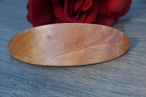 Maple Hair Clip, Hair Accessories, Wood Hair Barrette, French Clip, Wooden Hair Clip Barrette, France Barrette Handmade in USA