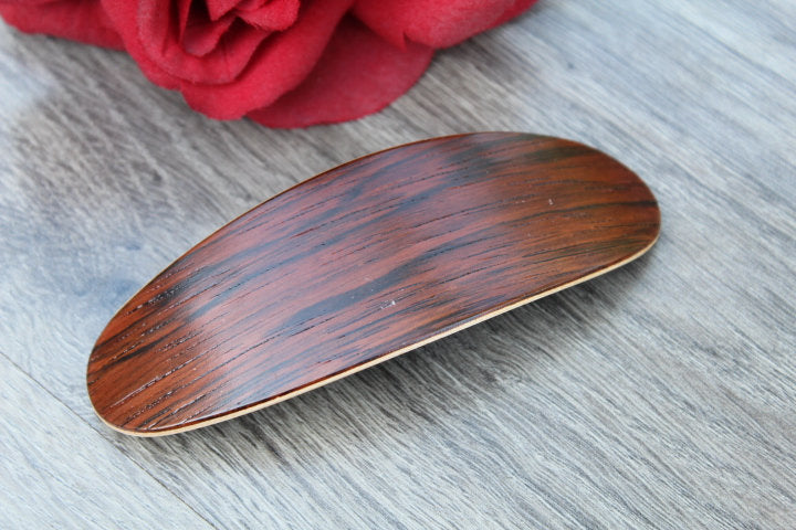 Wood Barrette Hair Clip Hair Barrette French Clip